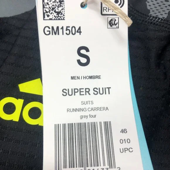🛍️🛍️SOLD Adidas men's SUPER SUIT running carrera size small - Picture 8 of 16